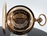 Vintage 1902 Longines 14k Gold Mens 55.4mm Manual Cal 19.74 Pocket Watch 132g