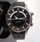 Corum Admiral’s Cup Legend 47 Worldtimer Titanium Auto Watch Box Docs 637.101.04