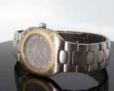 Vintage 80s Omega Seamaster Polaris 18K Titane Quartz Watch 396 0952 + Papers