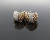 Vintage 0.27ct G Vs Diamond 14ct Yellow Gold Earrings 12.5 g Val $4540
