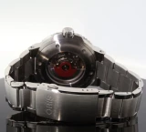 Auth. Oris Aquis Date Relief Cherry Red Dial Auto 300m Dive Watch 0173377304158