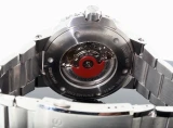 Auth. Oris Aquis Date Relief Cherry Red Dial Auto 300m Dive Watch 0173377304158