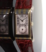 c.1927 Vintage Rolex Prince Brancard Tiger Stripe 18k Gold Watch & Box ref 971