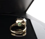 Vintage Incredible 5.70cttw Emerald 18k Gold Georgian Style Ring size P1/2 Val $29505