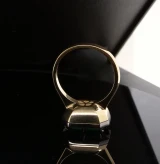 Vintage Incredible 5.70cttw Emerald 18k Gold Georgian Style Ring size P1/2 Val $29505