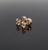 Vintage 0.40cttw Diamond Set 14k Yellow Gold Stud Earrings Val $1790