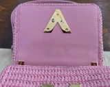 Auth. August 2022 Louis Vuitton Twist PM Shoulder Bag in Rose Raphia Ref M20579