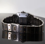 Vintage 80s-90s Cartier Santos Automatic 29mm 18k Gold & Steel Watch - Serviced
