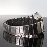 Vintage 80s-90s Cartier Santos Automatic 29mm 18k Gold & Steel Watch - Serviced