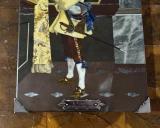 Scappini Florence Pietra Dura Hardstone Mosaic Plaque D Cavaliere Silver Mounted