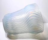 Impressive 1930s Rene Lalique "Actinia" Anemone Opalescent Glass Vase 10-889