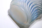 Impressive 1930s Rene Lalique "Actinia" Anemone Opalescent Glass Vase 10-889