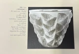 Rene Lalique "Moissac" No. 992 Art Deco Yellow Frosted Glass Vase - Signed