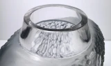 Rene Lalique "Poivre" Vase No. 901 – Original Smoky Frosted Glass Art Deco Vase