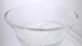 René Lalique "Ibis" Vase No. 1099 – Clear Frosted Art Deco Glass – c.1934
