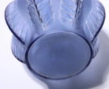 René Lalique "Malines" Vase No. 957 – Blue Frosted Glass – c.1924 Art Deco