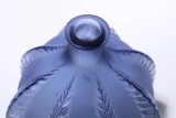 René Lalique "Malines" Vase No. 957 – Blue Frosted Glass – c.1924 Art Deco