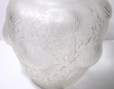 René Lalique "Domrémy" Vase No. 979 Clear Frosted Glass c1926