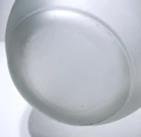 Rene Lalique “Aigrettes” Vase No. 988 Blue Patinated Frosted Glass c1931