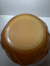 Authentic René Lalique Archers Cased Butterscotch Glass Vase No. 893 Circa 1921
