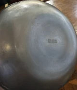 René Lalique Courges Blue Grey Patina Vase, Model No. 900, Designed 1914