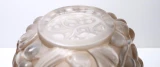 René Lalique Avallon Vase No. 986 Sepia Patinated Frosted Glass c1927 Art Deco