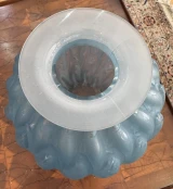 René Lalique Marisa Blue Opalescent 23cm Vase Ref No. 1002 Designed 1927