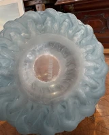 René Lalique Marisa Blue Opalescent 23cm Vase Ref No. 1002 Designed 1927