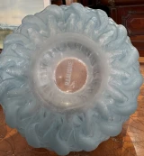 René Lalique Marisa Blue Opalescent 23cm Vase Ref No. 1002 Designed 1927