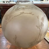 Important René Lalique Grande Boule Lierre Vase No. 877 Designed 1912