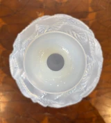 René Lalique "Ormeaux" Vase No. 984 Opalescent Glass c1926 Art Deco France