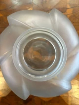 René Lalique Périgord Vase No. 1003 Frosted Satin Glass c.1928 Signed R. Lalique