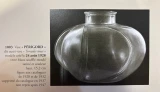 René Lalique Périgord Vase No. 1003 Frosted Satin Glass c.1928 Signed R. Lalique