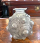 René Lalique Tournesols Vase No. 1007 Opalescent Glass 1927 R. Lalique France