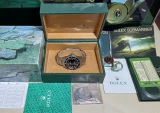 Auth 2003 Rolex Sea-Dweller Steel Watch Ref 16600 Y serial Full Set! Box & Docs