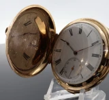 Swiss 18k 32 Jewel Detent Escapement 5 Minute Repeater Pocket Watch Serviced