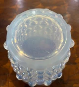 René Lalique Bammako Pearlescent Vase No.10-882 w/ Frosted Glass c1934 Signed