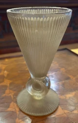 René Lalique Pavot Vase No.1084 Sepia Patinated Frosted Glass c1931 Signed