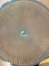 René Lalique Pavot Vase No.1084 Sepia Patinated Frosted Glass c1931 Signed