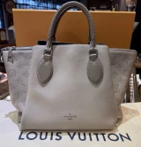 Auth. Louis Vuitton Mahina Omea Galet Leather Bag Full Set Box & Receipt M55031