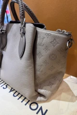 Auth. Louis Vuitton Mahina Omea Galet Leather Bag Full Set Box & Receipt M55031