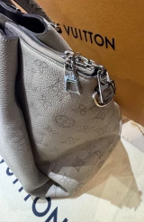 Auth. Louis Vuitton Mahina Omea Galet Leather Bag Full Set Box & Receipt M55031
