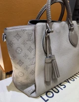 Auth. Louis Vuitton Mahina Omea Galet Leather Bag Full Set Box & Receipt M55031
