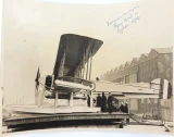 RARE WW1 1916 RAF Official Photograph. Flying Boat Carrying Torpedos.