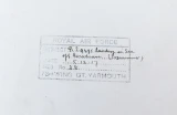 1917 WW1 RARE Set 3 / RAF Experiment / Plane Crashing into Sea Official Photo's