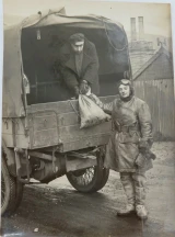 RARE 1919 "RAF Loading Mail Onto Tender" Official Photograph. Negative No. 484