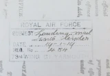 RARE 1919 "RAF Loading Mail Onto Tender" Official Photograph. Negative No. 484