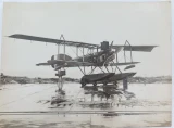 RARE WW1 1918 "Short Seaplane N1367 Damaged by Fire At Sea" Official Photograph