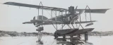 RARE WW1 1918 "Short Seaplane N1367 Damaged by Fire At Sea" Official Photograph