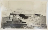 RARE WW1 1917 Air Ministry Intelligence Photograph. Downed German Seaplane.